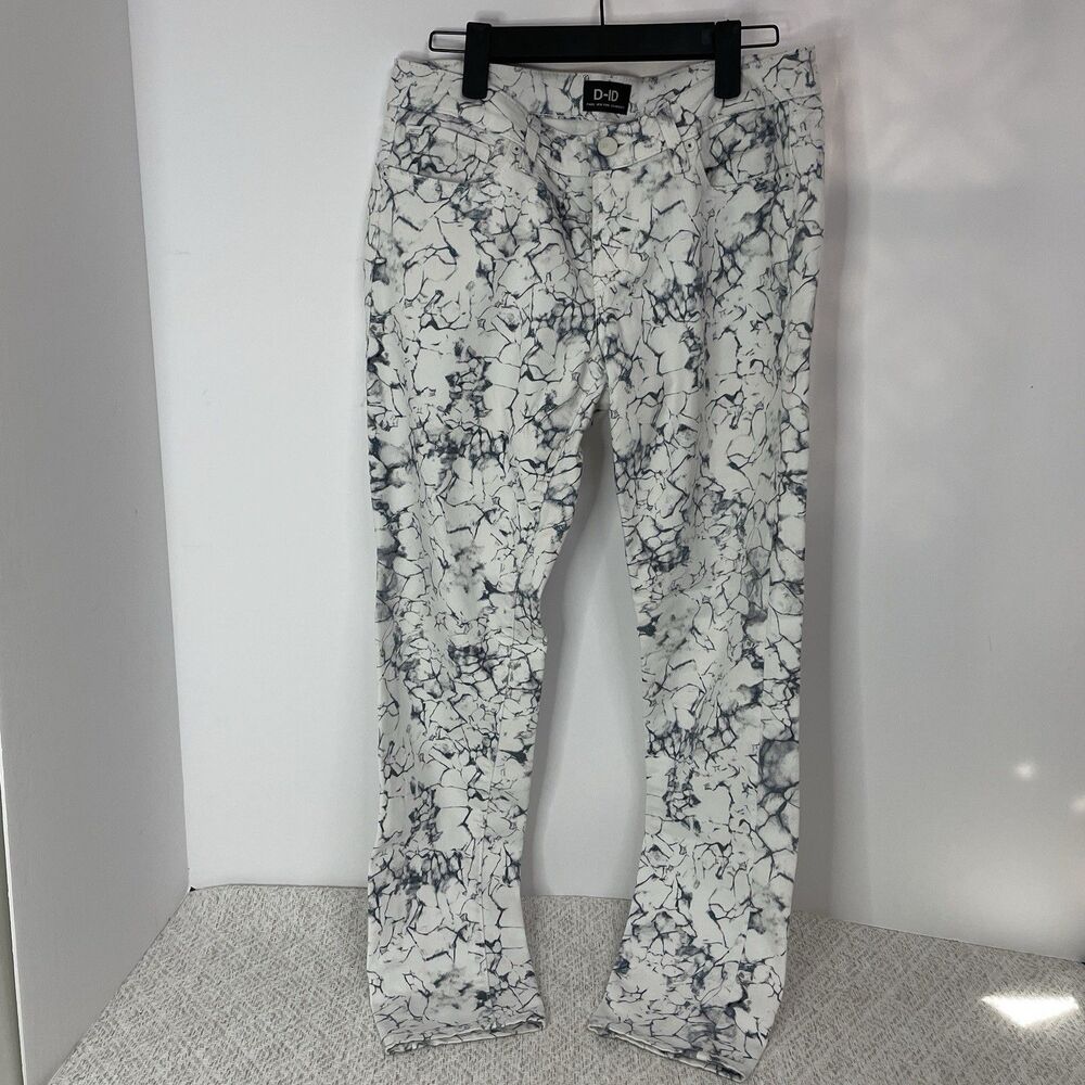 D-ID Women’s 29 Florence Ankle Skinny Denim Pants White